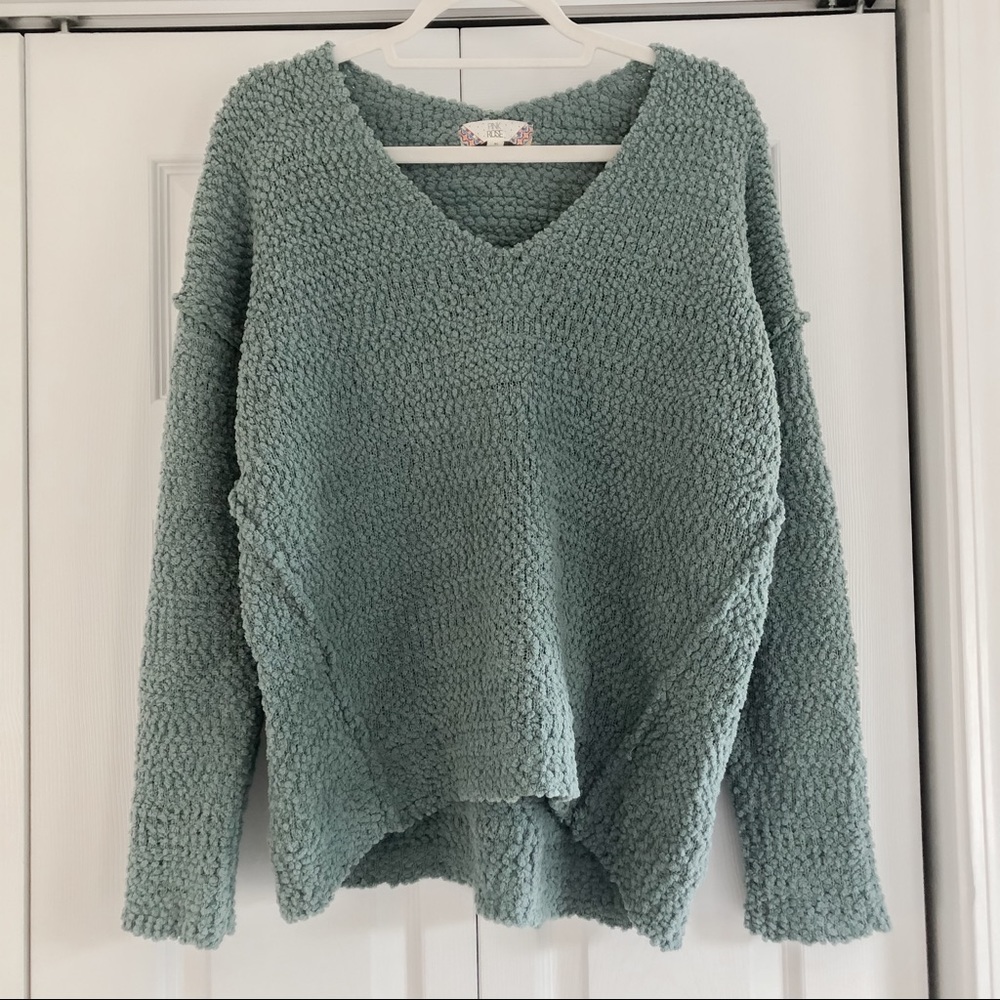 Thick Teal Sweater
